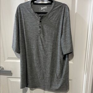 Duluth Trading Co Men's Gray Henley Shirt